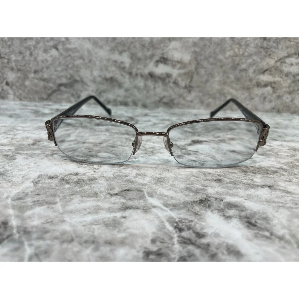 Vera Bradley Eyeglasses Frames VB3030 Caffe Latte CAF Brown Paisley 51-18-135